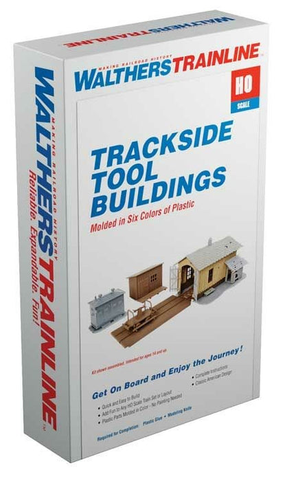 Walthers Trainline 931-909 HO Trackside Tool Buildings Kit