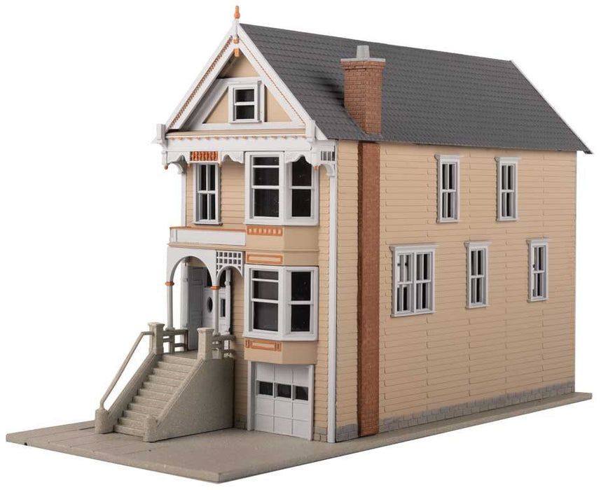 Walthers Trainline 931-951 HO Queen Anne House Victorian House -- Kit - 9.05 x 19.53 x 12.7cm