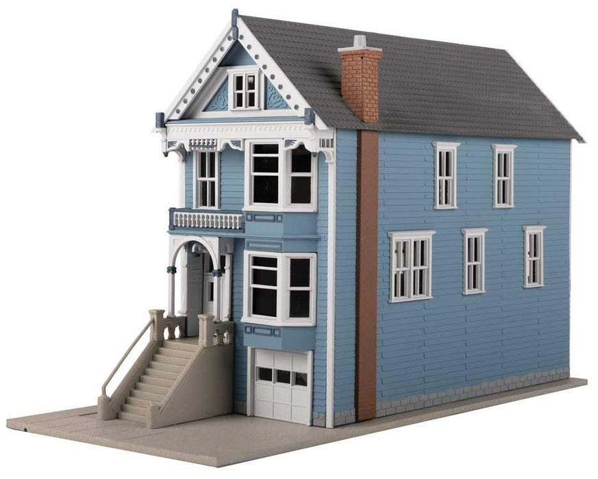 Walthers Trainline 931-953 HO Painted Lady House Victorian House -- Kit - 9.05 x 19.53 x 12.7cm