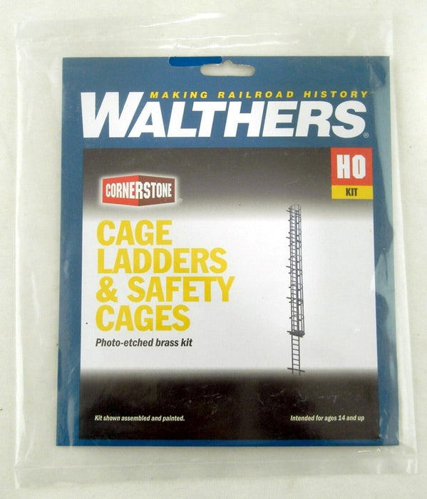 Walthers Cornerstone 933-2956 HO Photo-Etched Kit -- Cage Ladders & Safety Cages