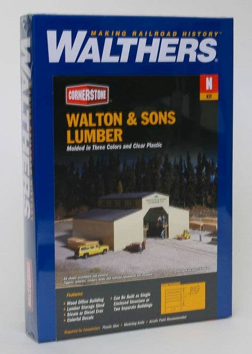 Walthers Cornerstone 933-3235 N Walton & Sons Lumber -- Kit