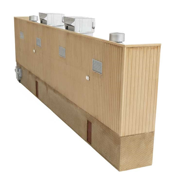 Walthers Cornerstone 933-4146 HO Plastic Pellet Plant Background Building -- Kit