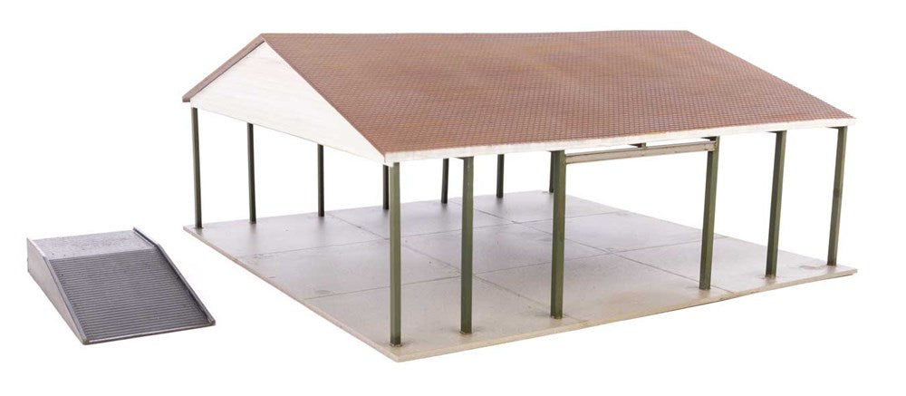 Walthers Cornerstone 933-4180 HO Open Air Intermodal Shed - Transload Facility -- Kit