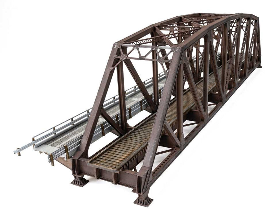 Walthers Cornerstone 933-4523 HO Truss Railroad Bridge with Roadway -- Kit