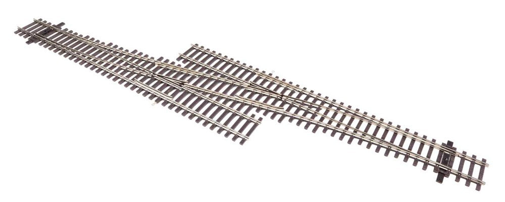 Walthers Track 948-83073 HO Code 83 Nickel Silver DCC Friendly Number 5 Single Crossover Turnout -- Left Hand