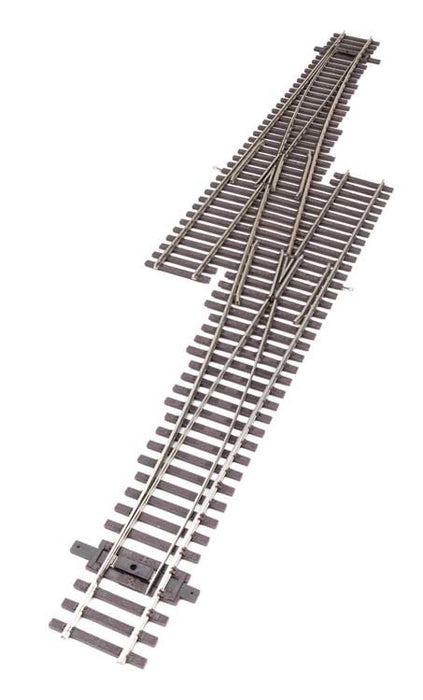 Walthers Track 948-83073 HO Code 83 Nickel Silver DCC Friendly Number 5 Single Crossover Turnout -- Left Hand