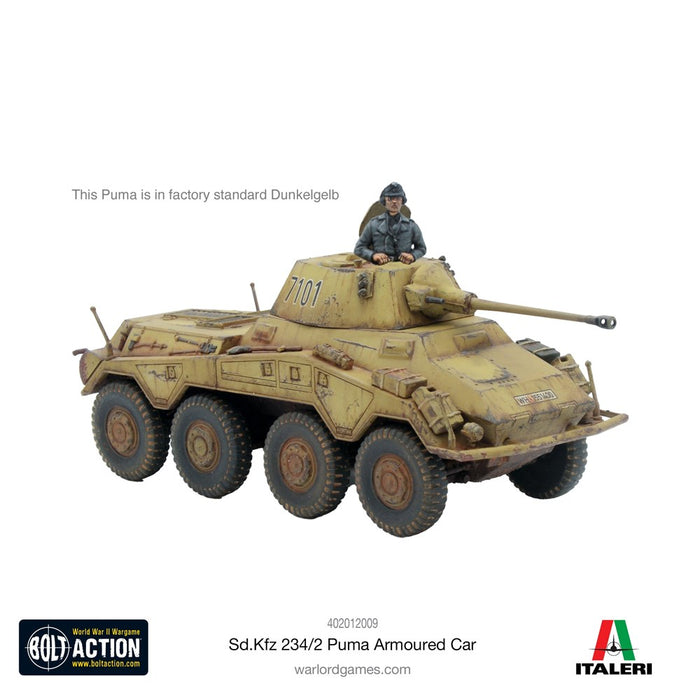 Bolt Action Puma Sd.Kfz 234/2 Armoured Car