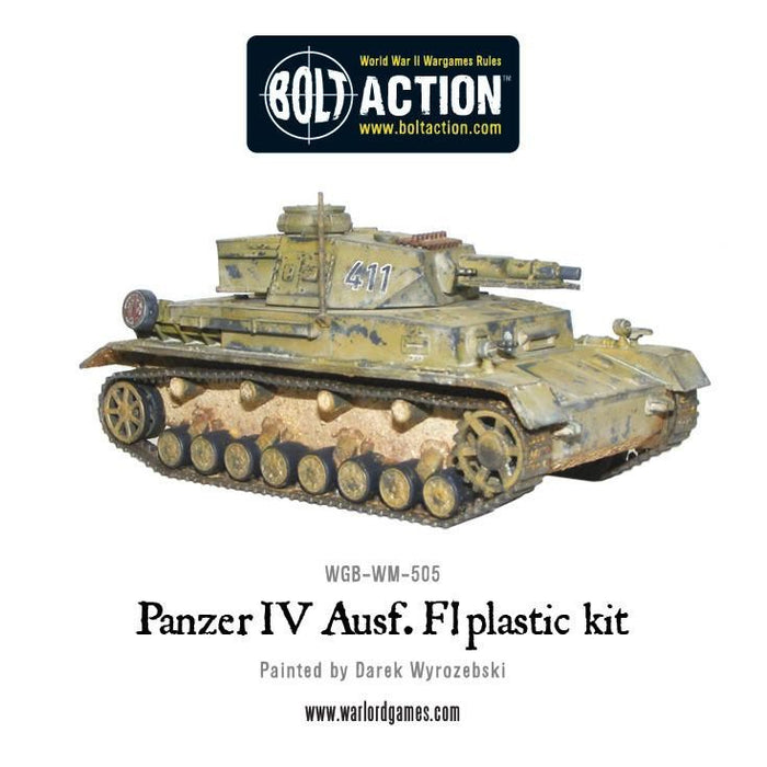 Bolt Action Panzer IV Ausf. F1/G/H - WWII German medium tank (Plastic)