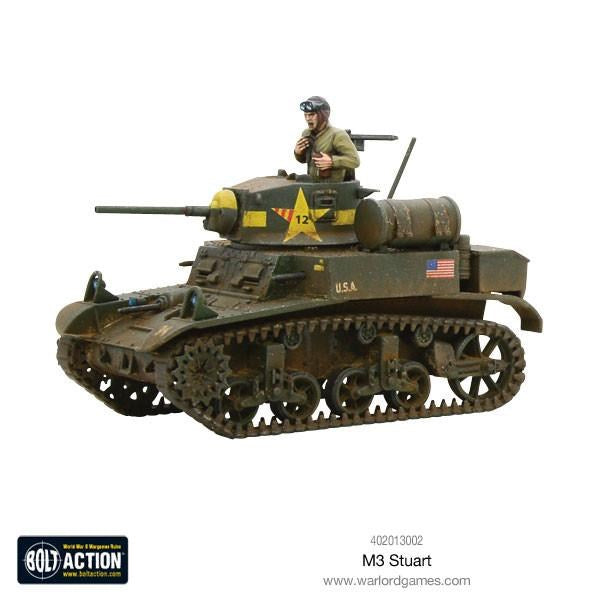 Bolt Action M3 Stuart - WWII Allied light tank