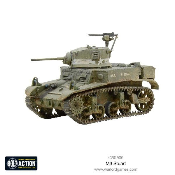 Bolt Action M3 Stuart - WWII Allied light tank