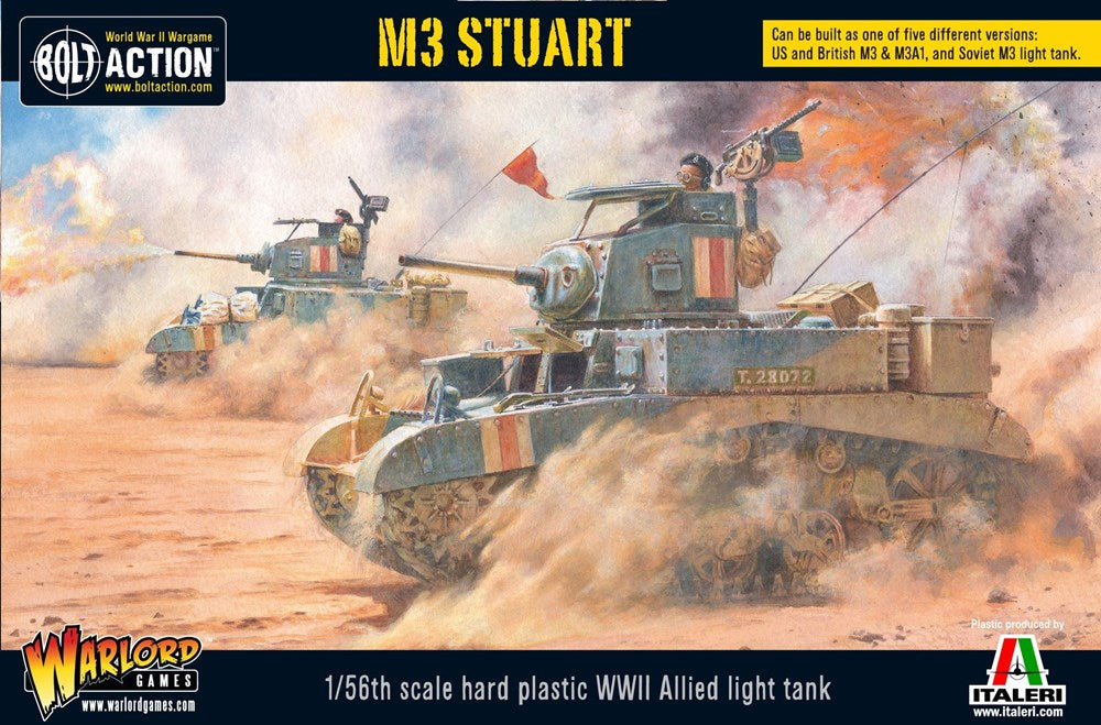 Bolt Action M3 Stuart - WWII Allied light tank