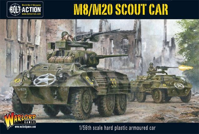 Bolt Action M8/M20 Greyhound Scout Car (Plastic)