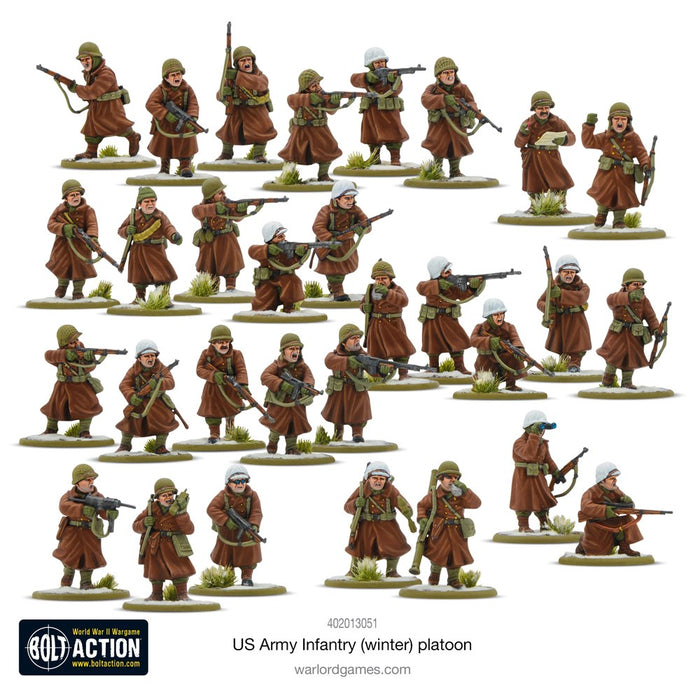 Bolt Action US Army Winter Infantry Platoon (3rd Edition)