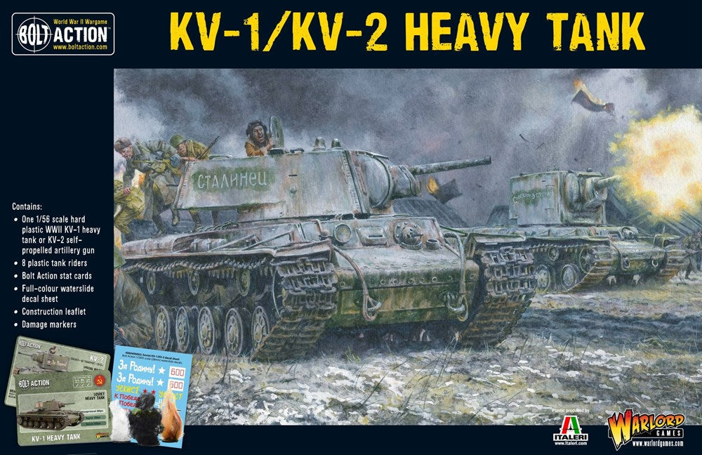 Bolt Action KV1/2 Soviet Heavy Tank (Plastic)