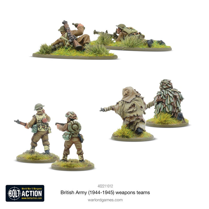 Bolt Action British Army (1944-45) Weapons Teams