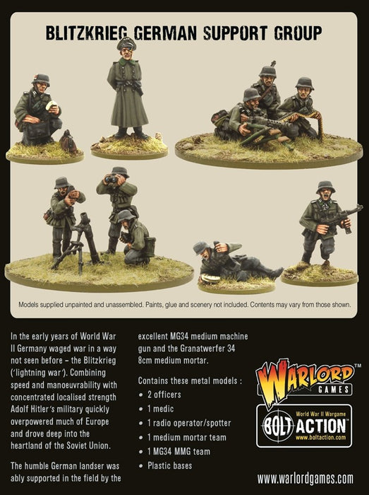 Bolt Action Blitzkrieg German Support Group