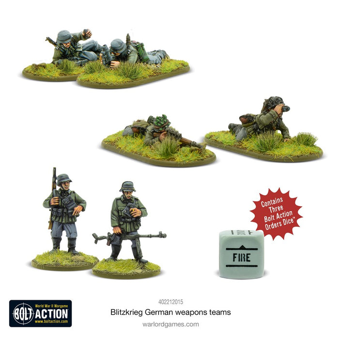 Bolt Action Blitzkrieg German Weapons Teams