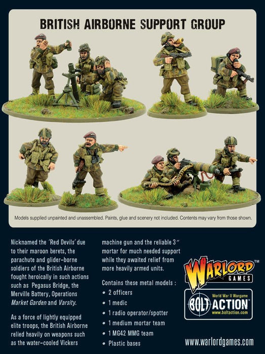 Bolt Action British Airborne Support Group