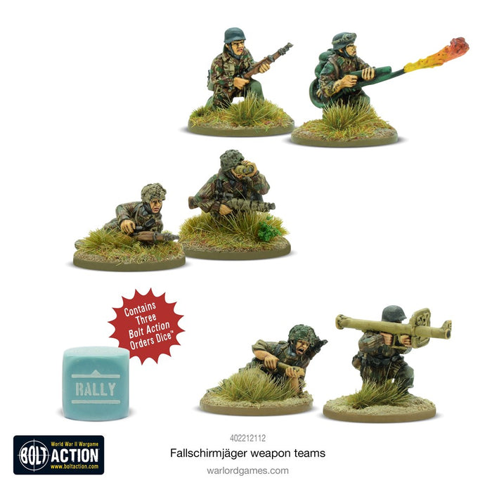 Bolt Action Fallschirmjager Weapons Teams