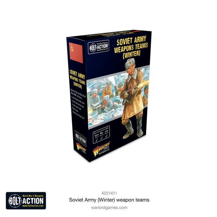 Bolt Action Soviet Army (Winter) Weapons Teams