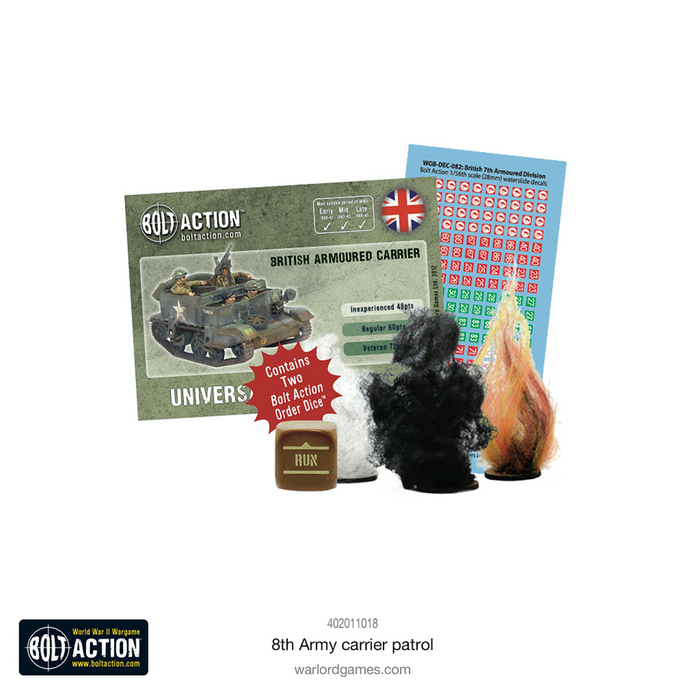 Bolt Action British 8th Army Carrier Patrol