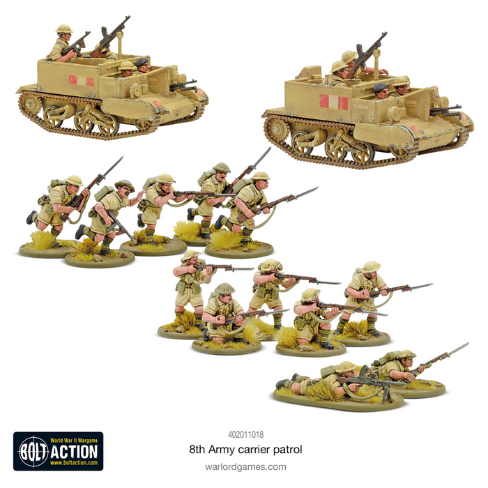 Bolt Action British 8th Army Carrier Patrol