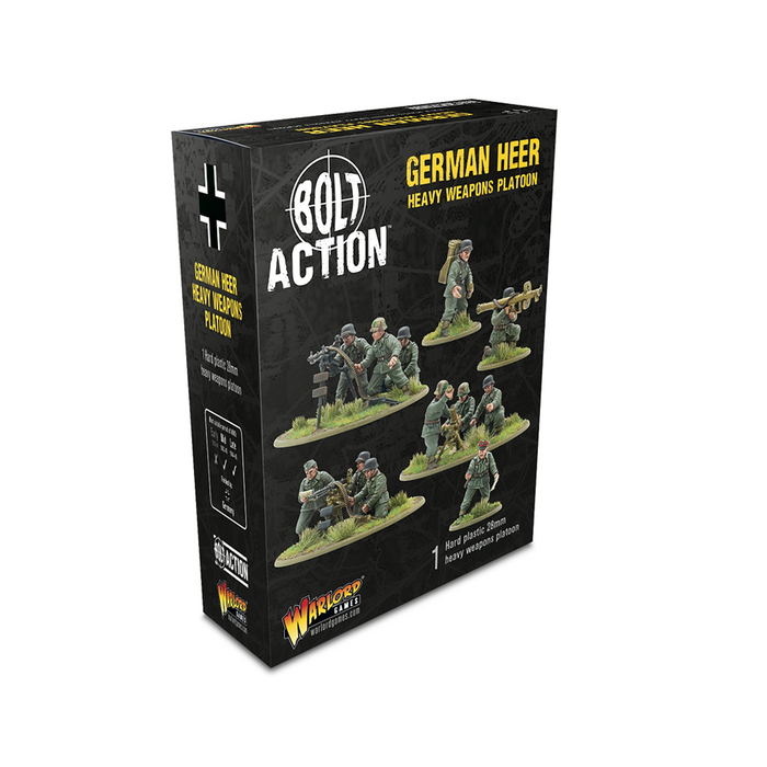 Bolt Action 3: German Heer Heavy Weapons Platoon (Plastic)