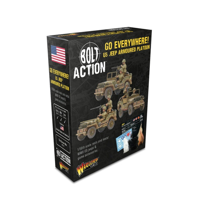 Bolt Action 3: Go Everywhere! US Jeep armoured platoon