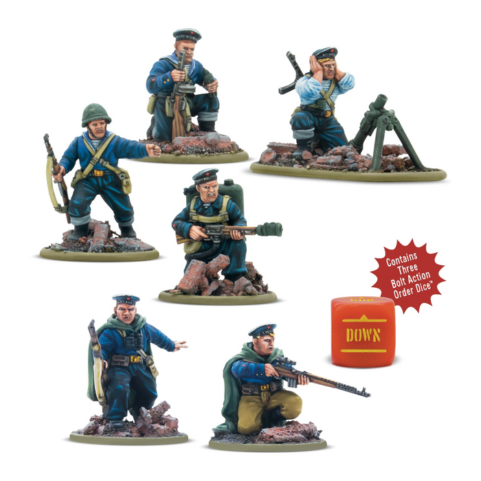 Bolt Action 3: Soviet Naval Brigade Weapon Teams