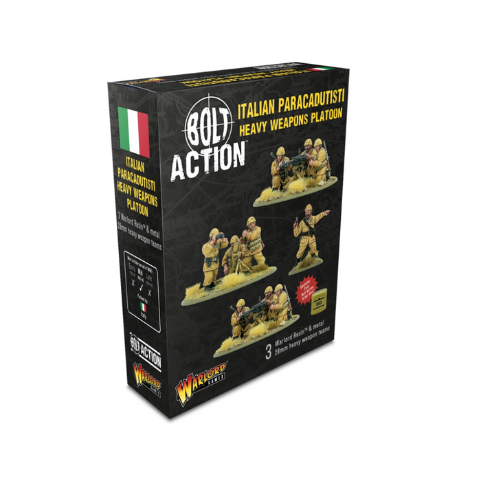 Bolt Action 3: Italian Paracadutisti heavy weapons platoon