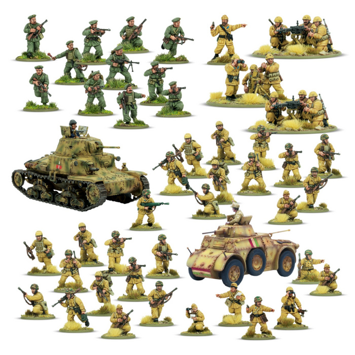 Bolt Action 3: Lions of the Folgore - Italian Paracadutisti starter army