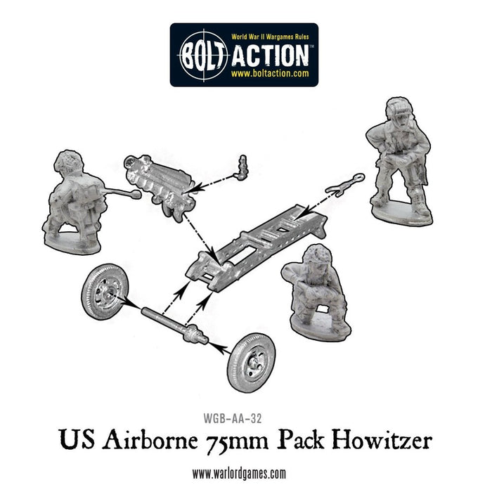 Bolt Action US Army 75mm Howitzer Metal