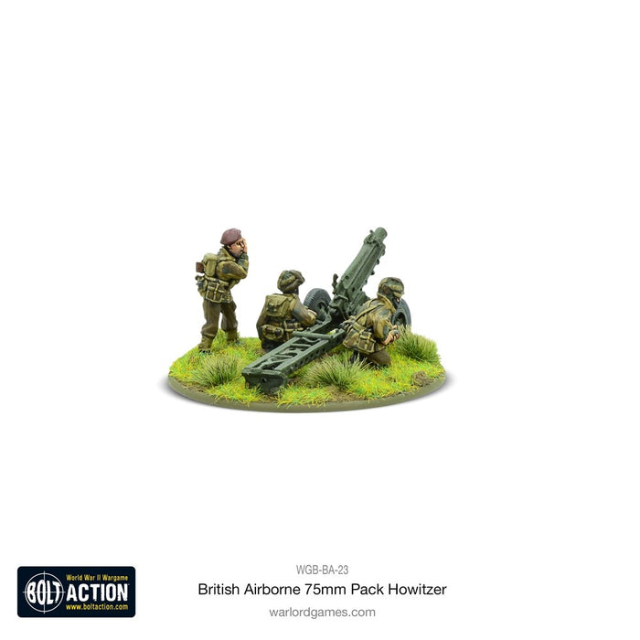Bolt Action British Airborne 75mm Pack Howitzer & Crew