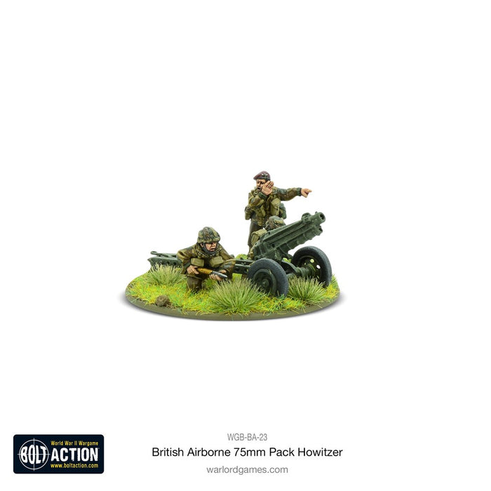 Bolt Action British Airborne 75mm Pack Howitzer & Crew