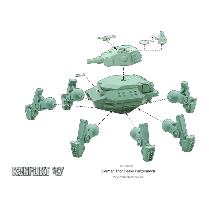 Konflikt 47 Axis Thor Heavy Panzermech