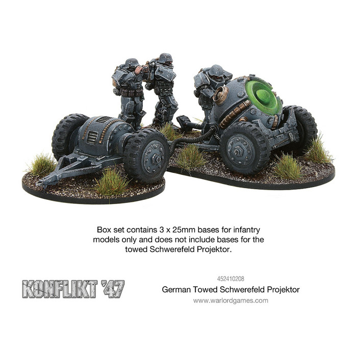 Konflikt 47 Axis Towed Schwerefeld Projektor