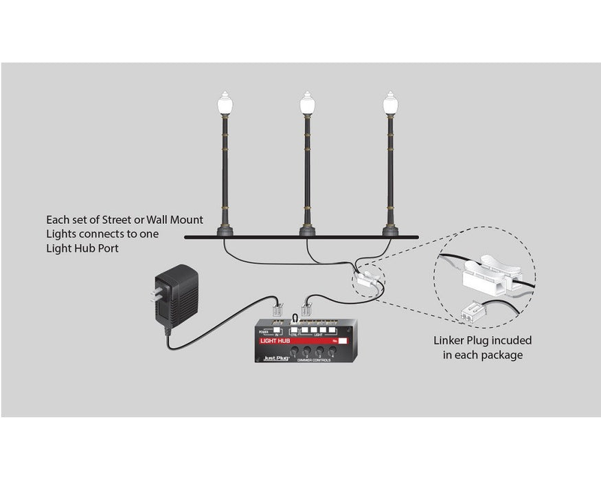 Woodland Scenics JP5631 HO Arched Cast Iron Street Lights