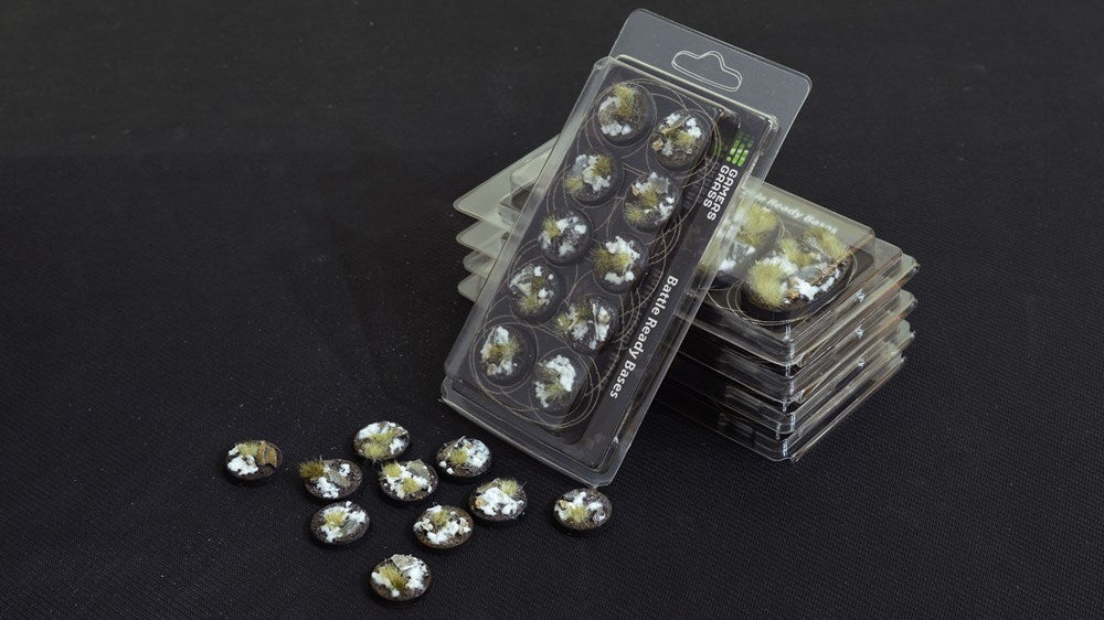 Gamers Grass Winter Bases - Round 25mm (x10)