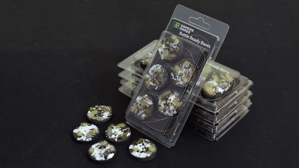 Gamers Grass Winter Bases - Round 40mm (x5)