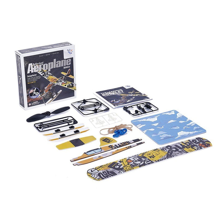 PlaySTEM XP04201B Rubber Band Aeroplane Science - Seaplane