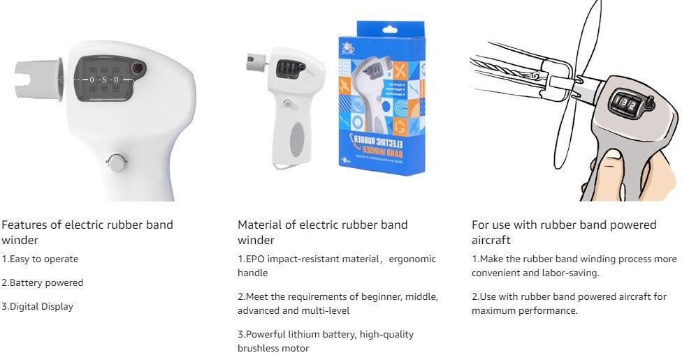 PlaySTEM XP04301 Electric Rubber Band Winder