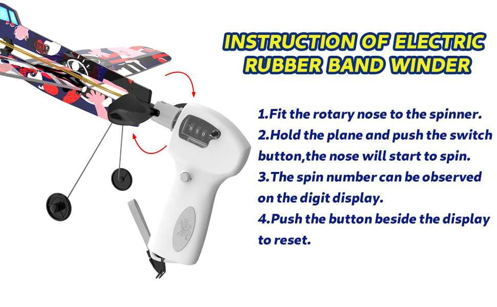 PlaySTEM XP04301 Electric Rubber Band Winder