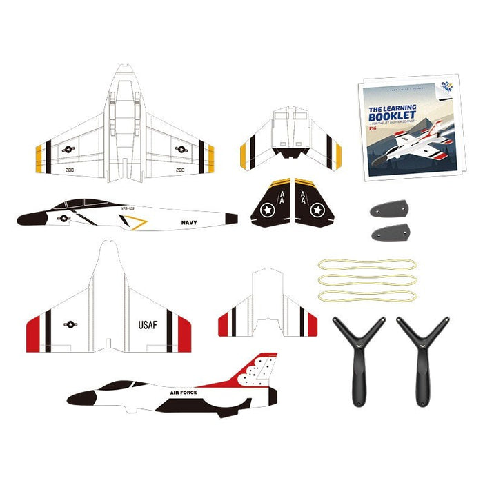 PlaySTEM XP04401 Jet Fighter Science 2 in 1 - F16 & F18