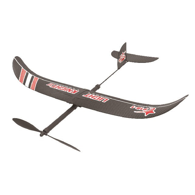 PlaySTEM XP05101 Light Knight III Rubber Powered Airplane
