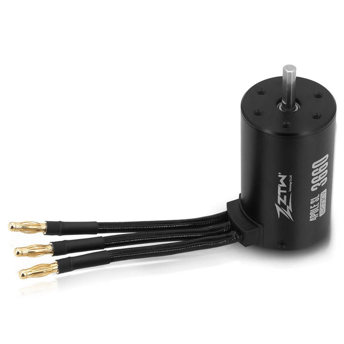 ZTW Brushless Beast Motor ESC Combo SL 80A 3S G2 EC3 Plug With 4P SL 550 3200KV 5mm shaft Motor - Arrma Gorgon 4x2 Upgrade