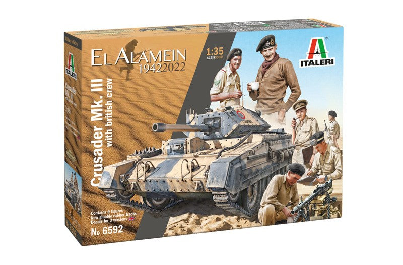 Italeri 6592 1:35 Crusader Mk.III with Crew
