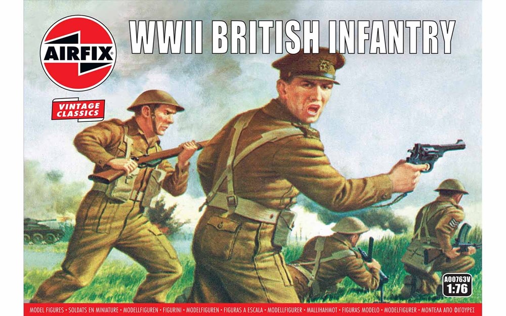 Airfix A00763V 1:76 WWII British Infantry N. Europe