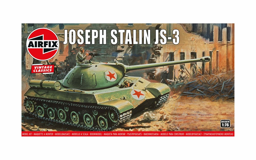 Airfix A01307V 1:76 Joseph Stalin JS3 Russian Tank - Vintage Classics