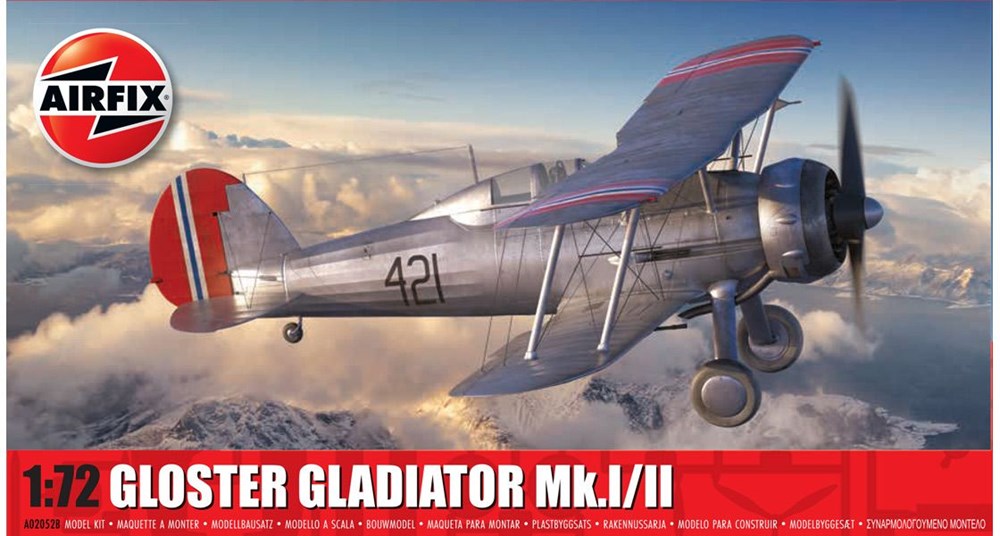 Airfix A02052B 1:72 Gloster Gladiator Mk.I/Mk.II