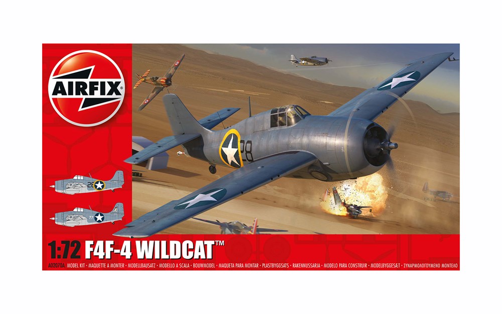 Airfix A02070A 1:72 F4F-4 Wildcat
